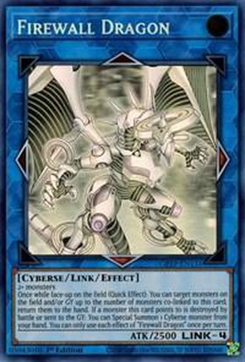 Firewall Dragon (alternate artwork) - GFTP-EN131 - Ghost Rare 1st Edition-Cherry Collectables