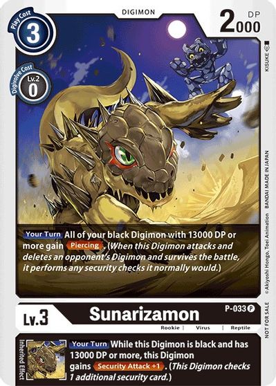 Sunarizamon - P-033 - Great Legend Power Up Pack Promo