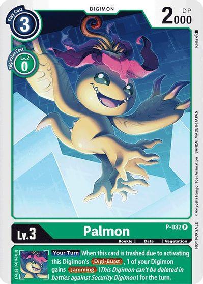 FOIL Palmon - P-035 - Digimon Great Legend Power Up Pack Promo