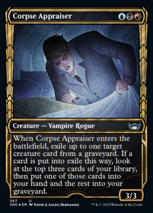 GILDED FOIL Corpse Appraiser  #367 - Streets of New Capenna