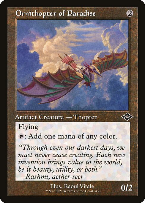 FOIL RETRO Ornithopter of Paradise #430 - MH2 Modern Horizons 2