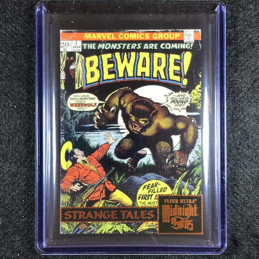 2023 Fleer Ultra Midnight Sons BEWARE (1973) Strange Tales Orange 20/25