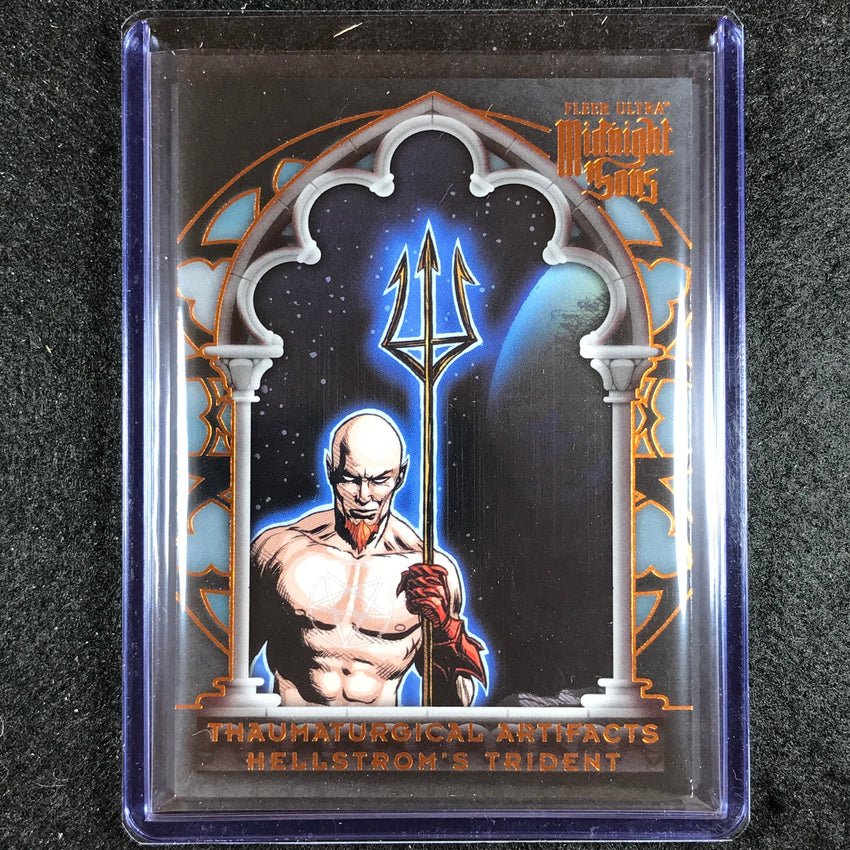2023 Fleer Ultra Midnight Sons Hellstroms Trident Artifacts Orange 16/25