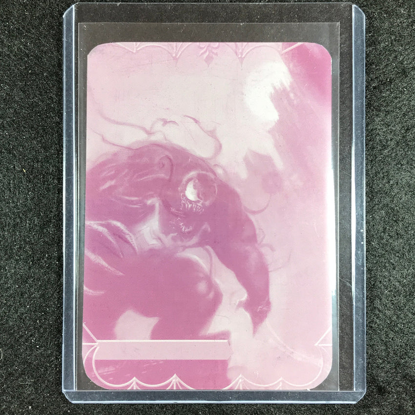 2023 Fleer Ultra Midnight Sons Venom Base Printing Plate Magenta 1/1