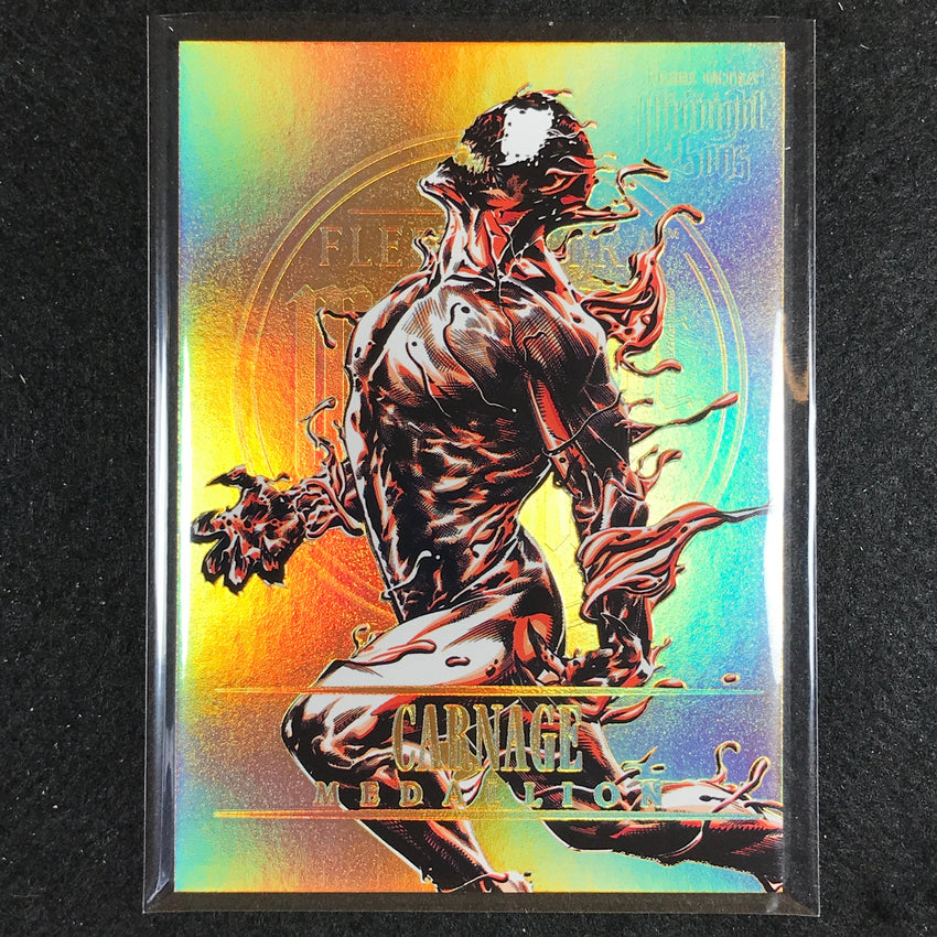 2023 Fleer Ultra Midnight Sons Carnage Medallion Gold 107/200