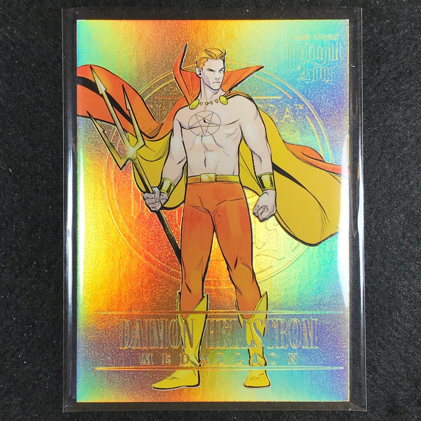 2023 Fleer Ultra Midnight Sons Daimon Hellstrom Medallion Gold 20/200