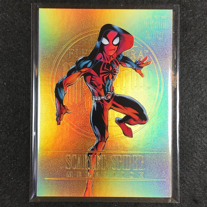 2023 Fleer Ultra Midnight Sons Scarlet Spider Medallion Gold 165/200