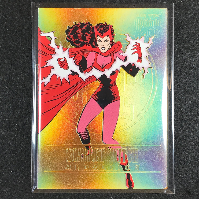 2023 Fleer Ultra Midnight Sons Scarlet Witch Medallion Gold 67/200