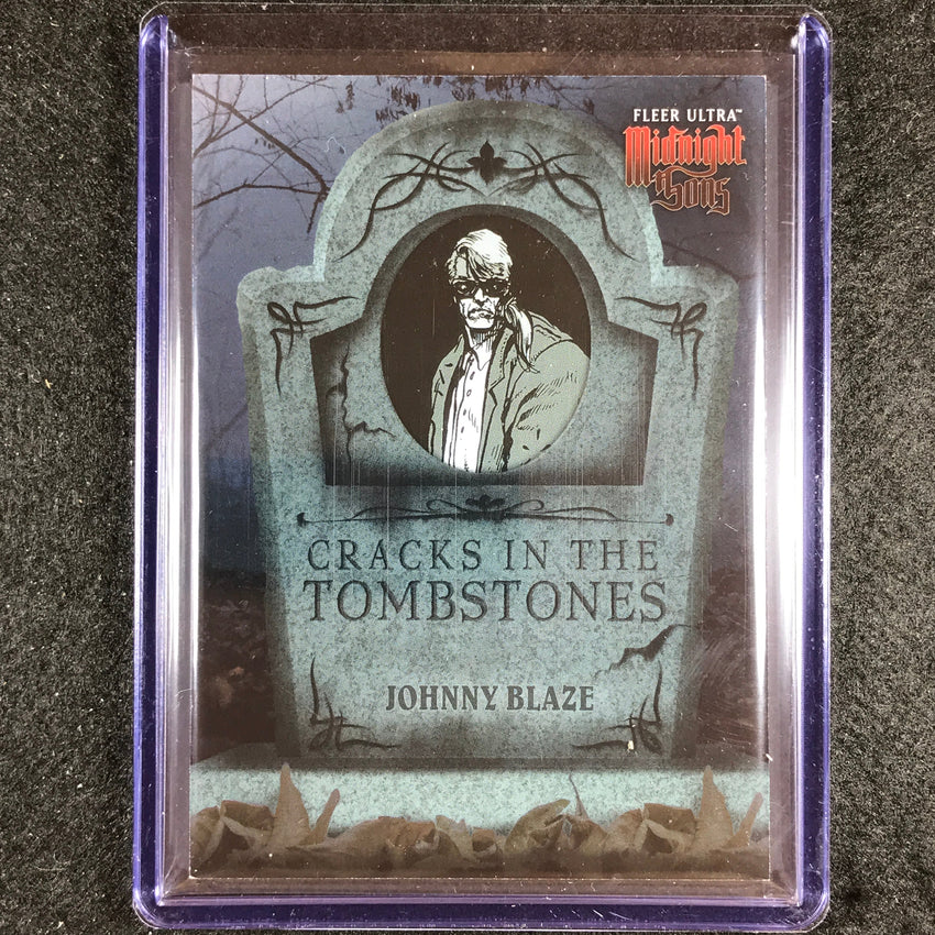2023 Fleer Ultra Midnight Sons JOHNNY BLAZE Cracks in the Tombstones Unopened #2