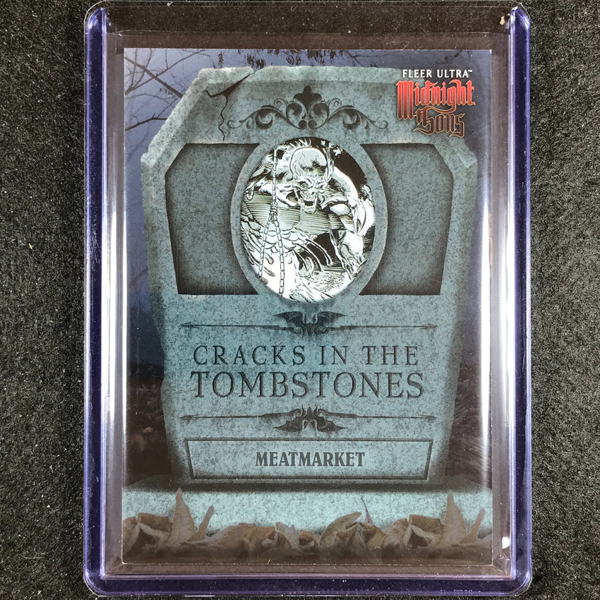 2023 Fleer Ultra Midnight Sons MEATMARKET Cracks in the Tombstones Unopened #5