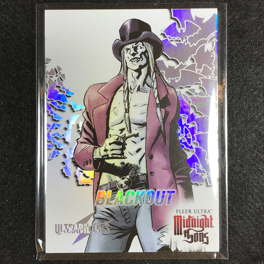 2023 Fleer Ultra Midnight Sons BLACKOUT Ultrabilities #3