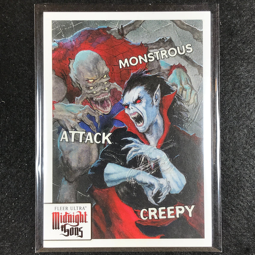 2023 Fleer Ultra Midnight Sons MORBIUS SPIDER-X Late Night Creep Concert #11