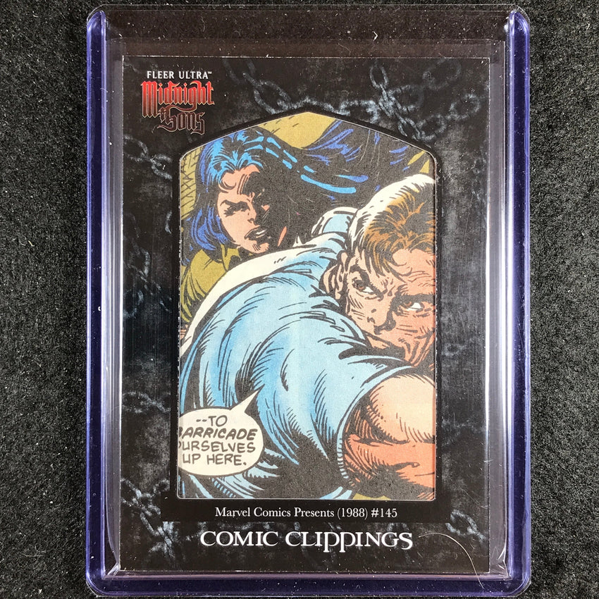 2023 Fleer Ultra Midnight Sons MARVEL COMICS PRESENTS Comic Clippings 10/40 #9