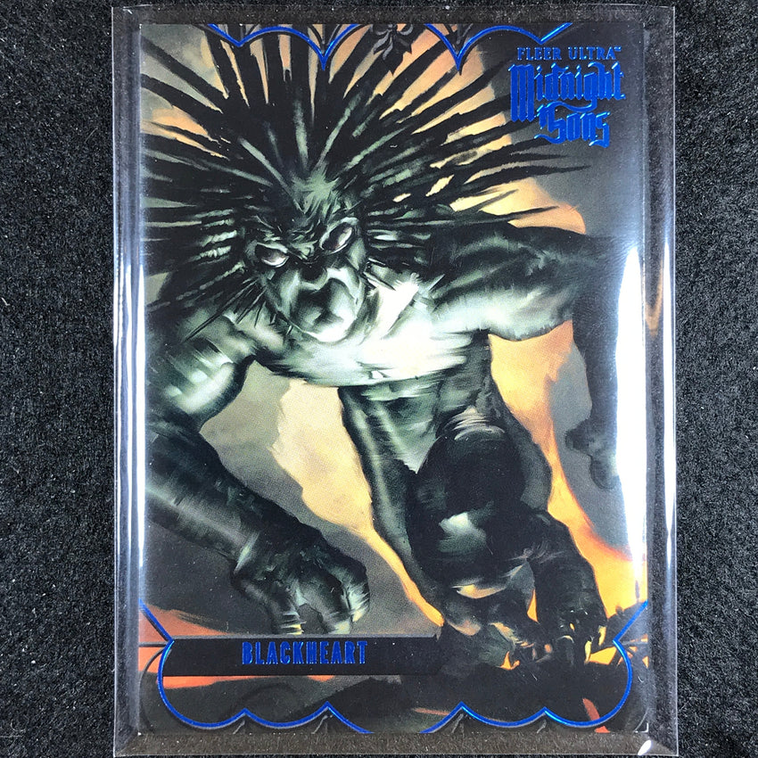 2023 Fleer Ultra Midnight Sons Blackheart Base Blue 14/180