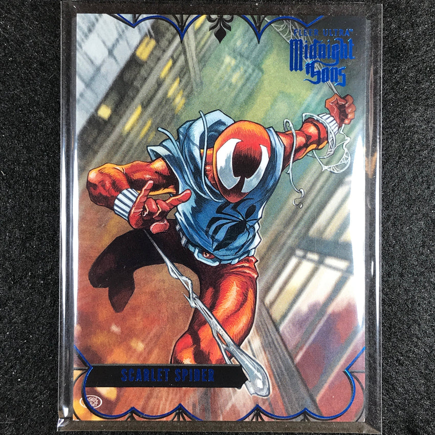 2023 Fleer Ultra Midnight Sons Scarlet Spider Base Blue 90/180