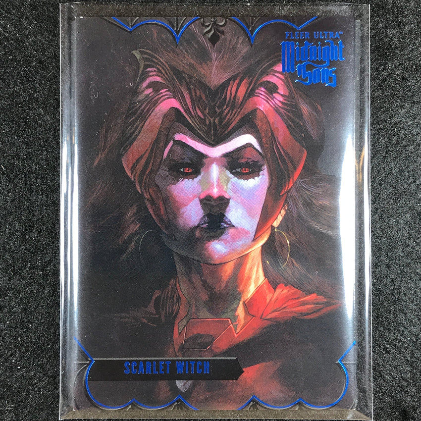 2023 Fleer Ultra Midnight Sons Scarlet Witch Base Blue 144/180