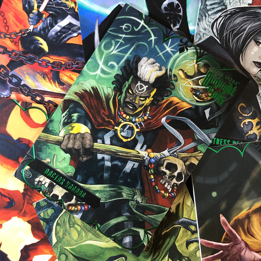 2023 Fleer Ultra Midnight Sons CABLE Base Green Foil #14