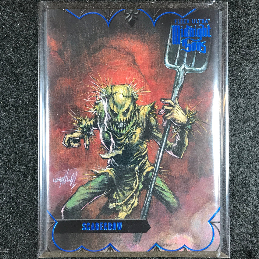 2023 Fleer Ultra Midnight Sons Scarecrow Base Blue 163/180