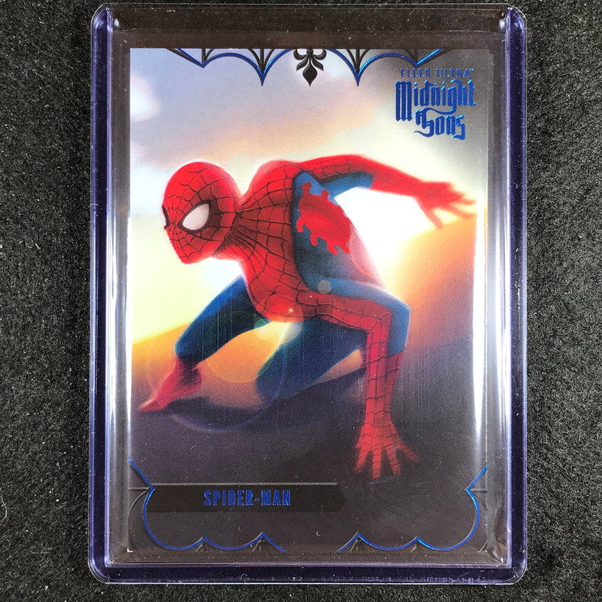 2023 Fleer Ultra Midnight Sons Spider-man Base Blue 75/180