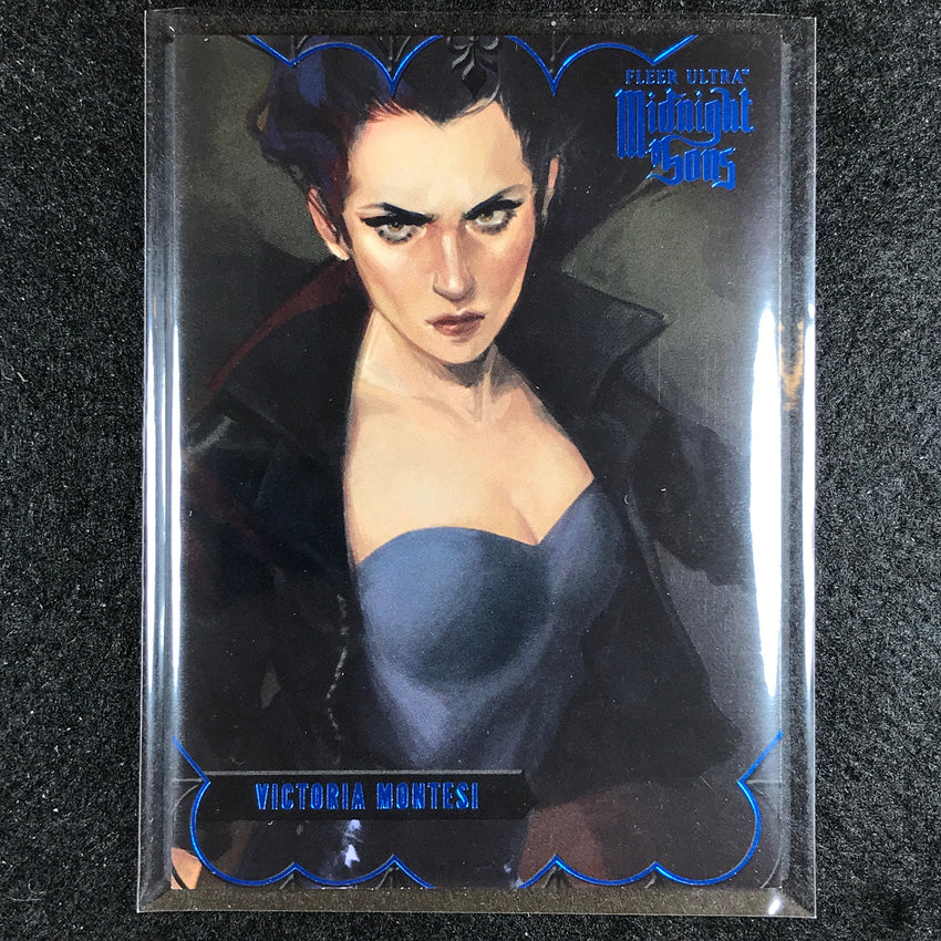 2023 Fleer Ultra Midnight Sons Victoria Montesi Base Blue 158/180
