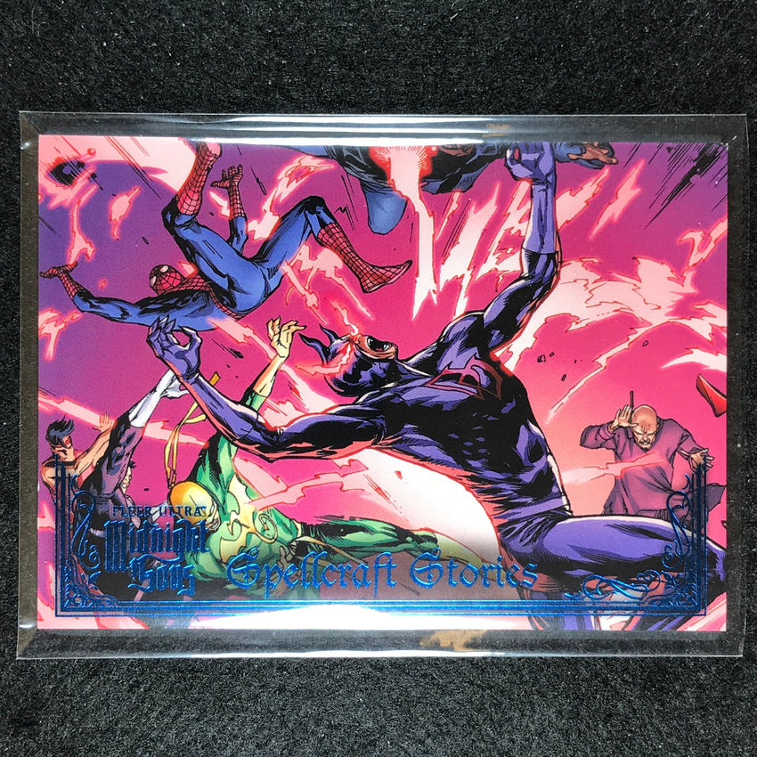 2023 Fleer Ultra Midnight Sons Shadowland Spellcraft Stories Blue 83/180