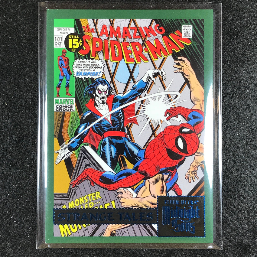 2023 Fleer Ultra Midnight Sons The Amazing Spider-man Strange Tales Blue 95/180