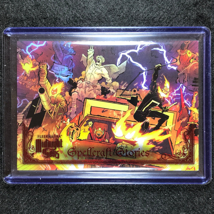 2023 Fleer Ultra Midnight Sons Ghost Racers Spellcraft Stories Red 3/100