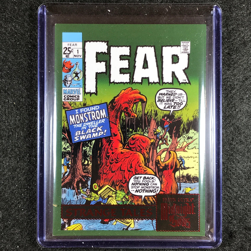 2023 Fleer Ultra Midnight Sons Adventure Into Fear 1970 Strange Tales Red 85/100