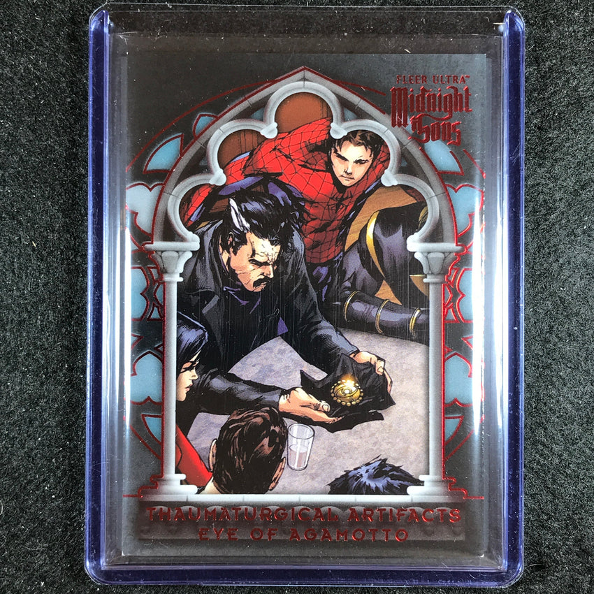 2023 Fleer Ultra Midnight Sons Eye Of Agamotto Artifacts Red 86/100
