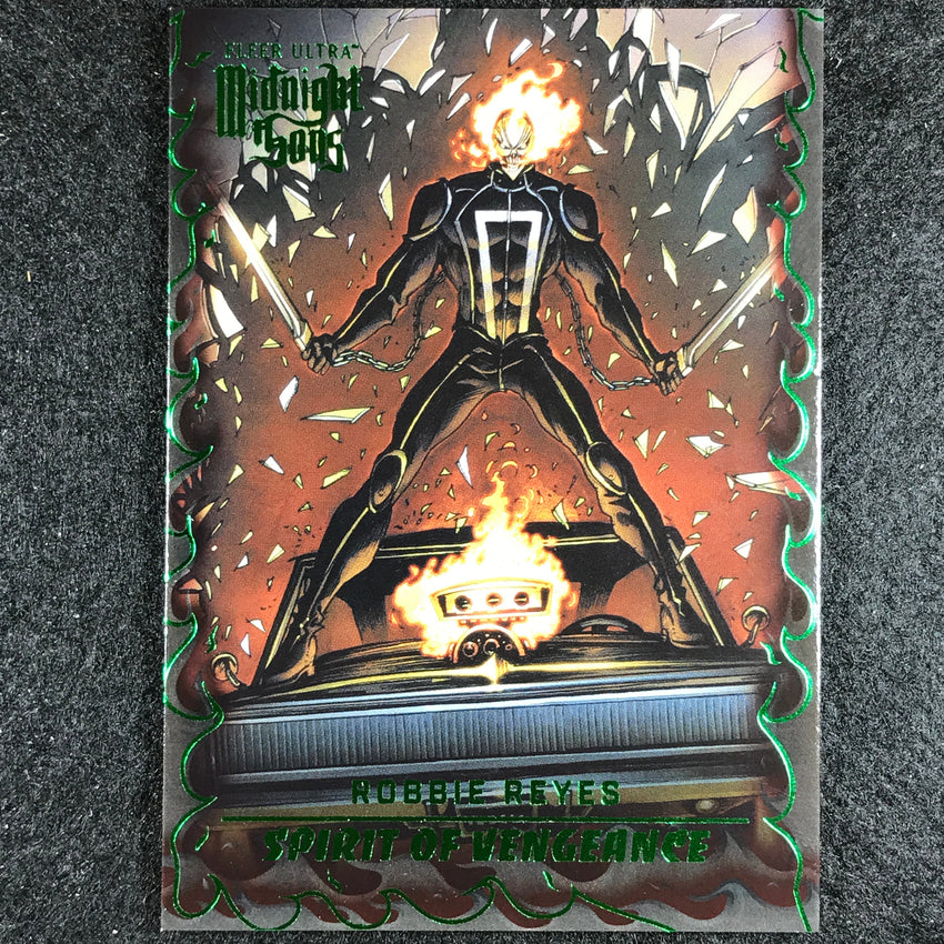 2023 Fleer Ultra Midnight Sons ROBBIE REYES Spirits of Vengeance Green #4