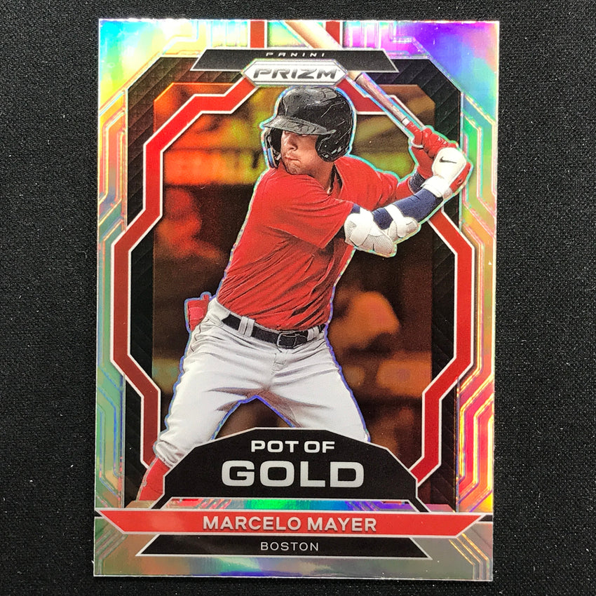 2023 Prizm Mlb Marcelo Mayer Pot Of Gold Silver Prizm No 4