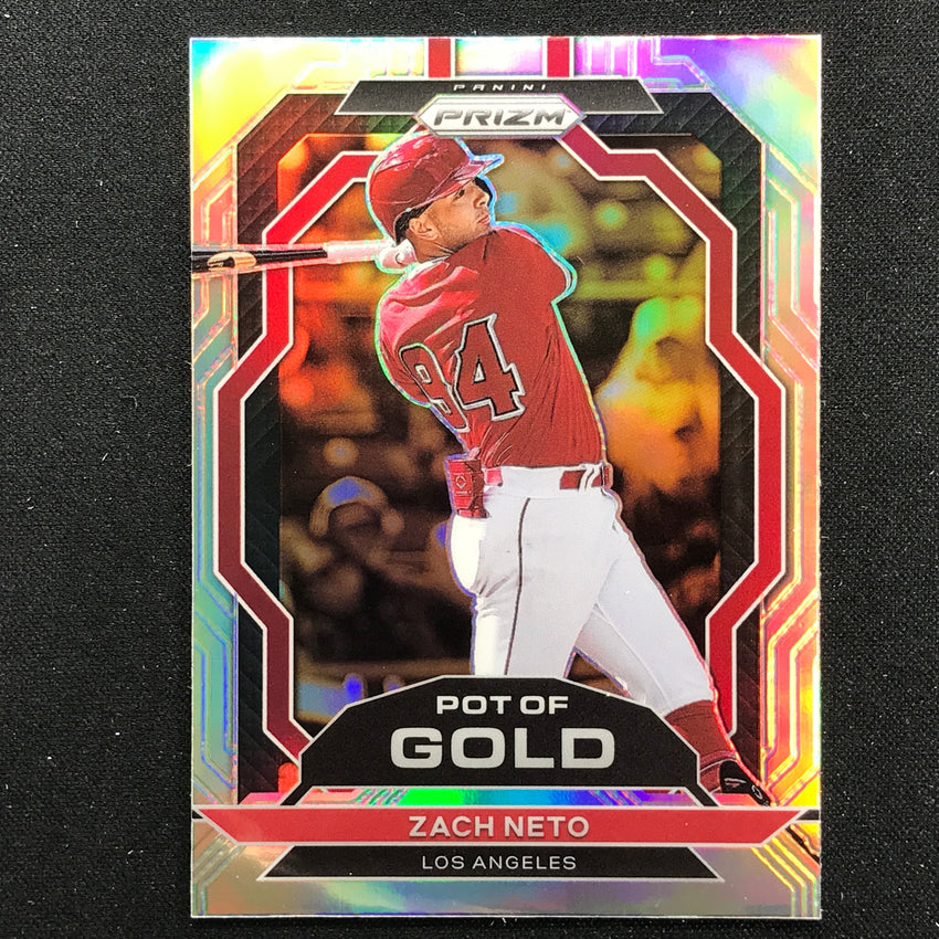 2023 Prizm MLB ZACH NETO Pot of Gold Silver Prizm #8