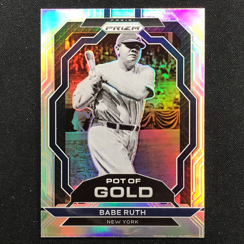 2023 Prizm Mlb Babe Ruth Pot Of Gold Silver Prizm No 11