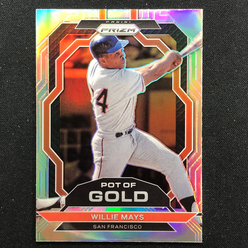 2023 Prizm MLB WILLIE MAYS Pot of Gold Silver Prizm #13
