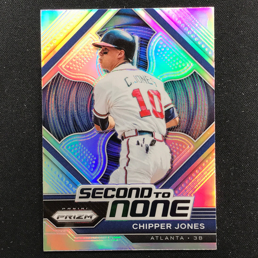 2023 Prizm Mlb Chipper Jones Second To None Silver Prizm No 12