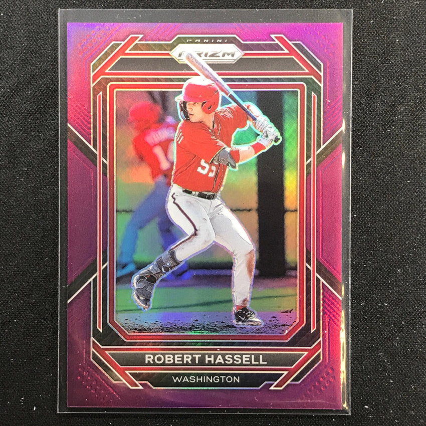 2023 Prizm MLB ROBERT HASSELL Purple 86/99 #48