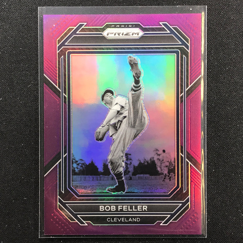 2023 Prizm MLB BOB FELLER Purple 2/99 #260