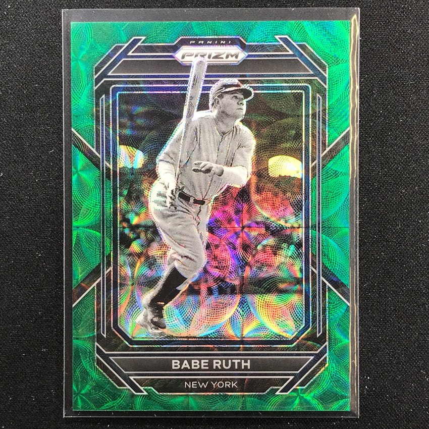 2023 Prizm Mlb Babe Ruth Green Scope 27/75 No 2