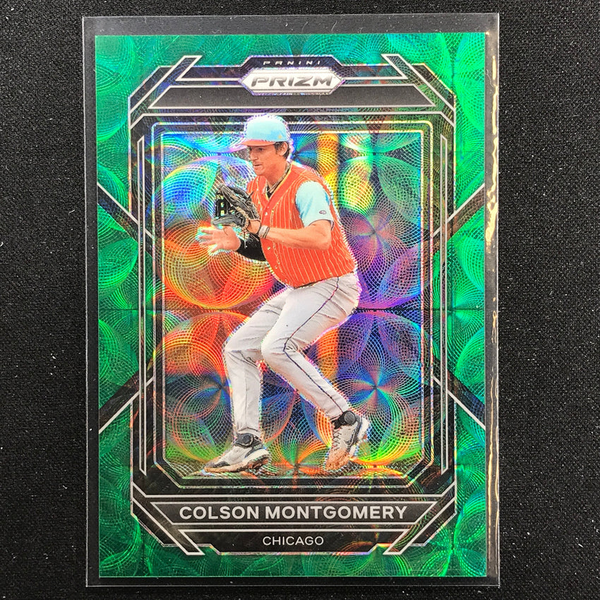 2023 Prizm MLB COLSON MONTGOMERY Green Scope 44/75 #104
