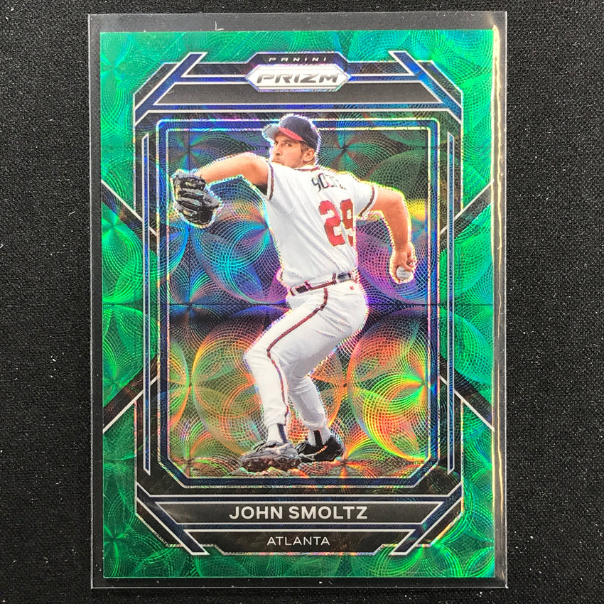 2023 Prizm MLB JOHN SMOLTZ Green Scope 15/75 #110