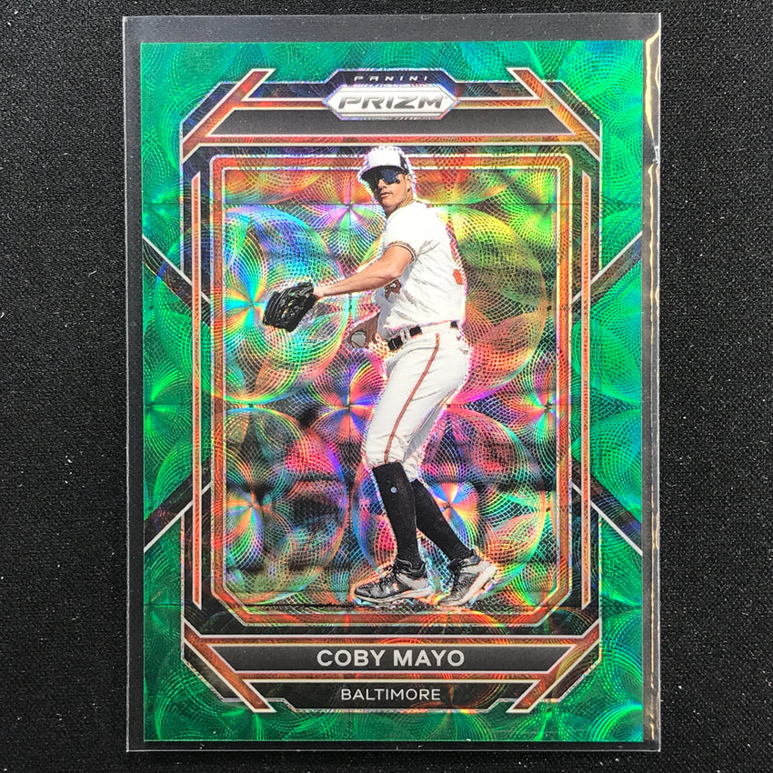 2023 Prizm MLB COBY MAYO Green Scope 14/75 #163