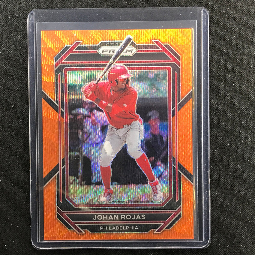 2023 Prizm Mlb Johan Rojas Orange Wave 33/50
