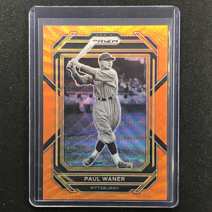2023 Prizm Mlb Paul Waner Orange Wave 14/50
