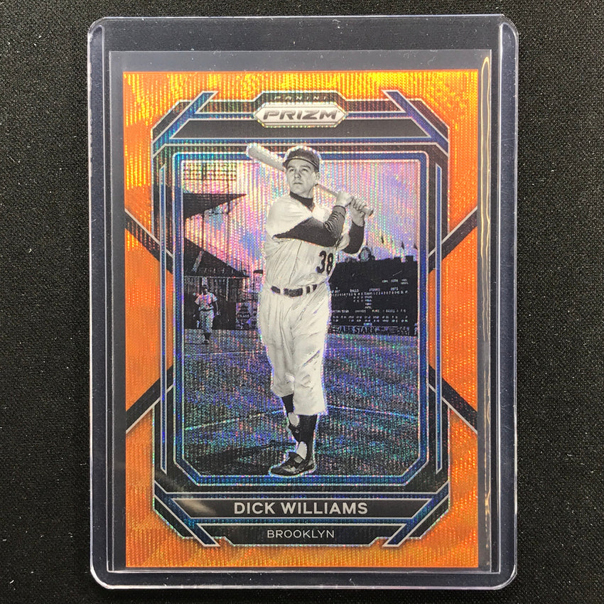 2023 Prizm Mlb Dick Williams Orange Wave 34/50