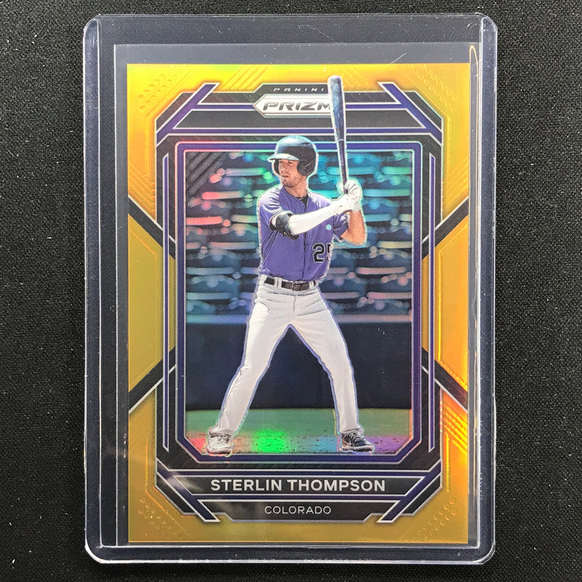 2023 Prizm Mlb Sterlin Thompson Gold Prizm 5/10