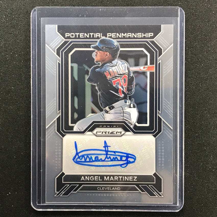 2023 Prizm MLB ANGEL MARTINEZ Potential Penmanship Auto Base #AM