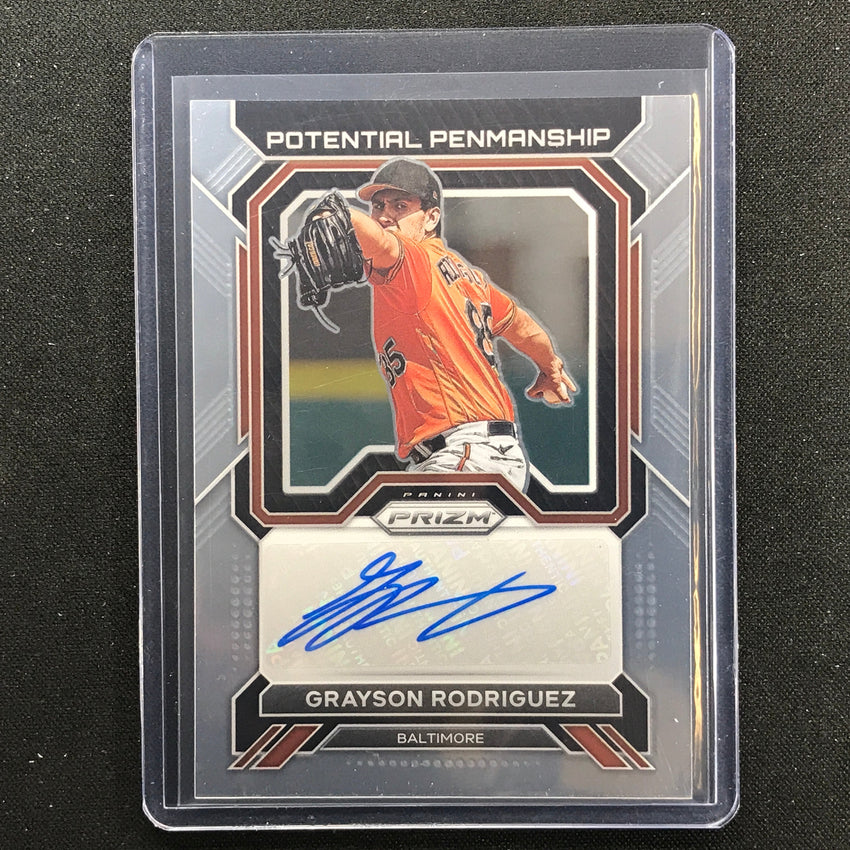 2023 Prizm Mlb Grayson Rodriguez Potential Penmanship Auto Base No Gr