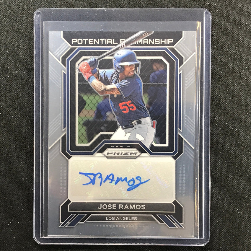 2023 Prizm MLB JOSE RAMOS Potential Penmanship Auto Base #JR