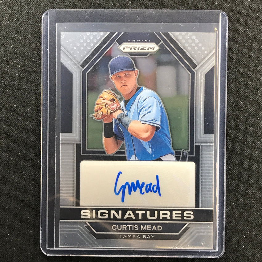 2023 Prizm Mlb Curtis Mead Signatures Auto Base No Cm