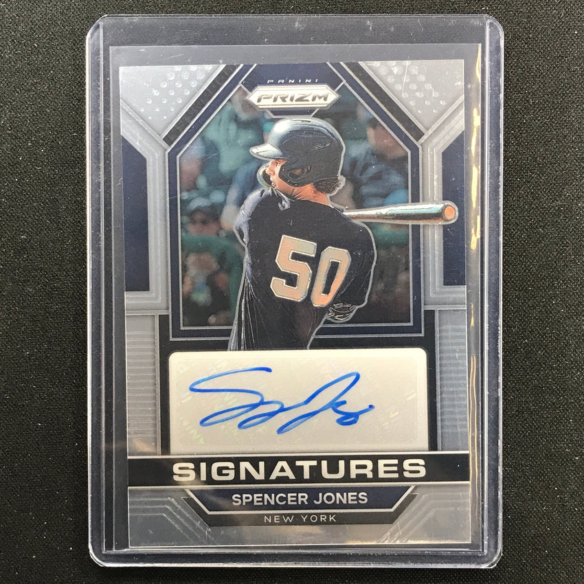 2023 Prizm Mlb Spencer Jones Signatures Auto Base No Sj
